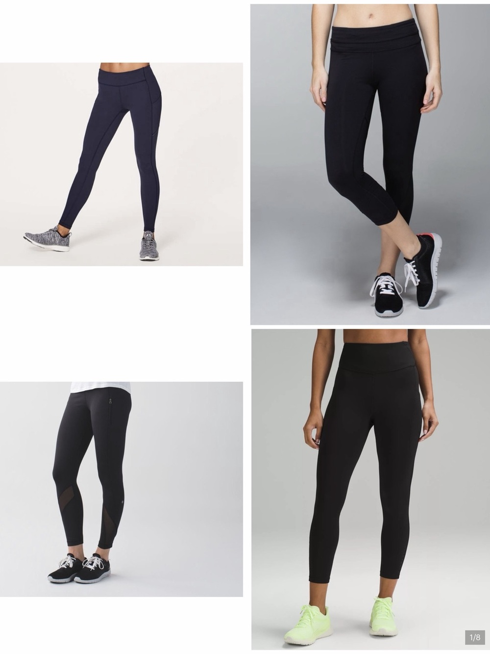 Lululemon Leggings Lot — Size 4 (4 Pairs!) good to like New condition